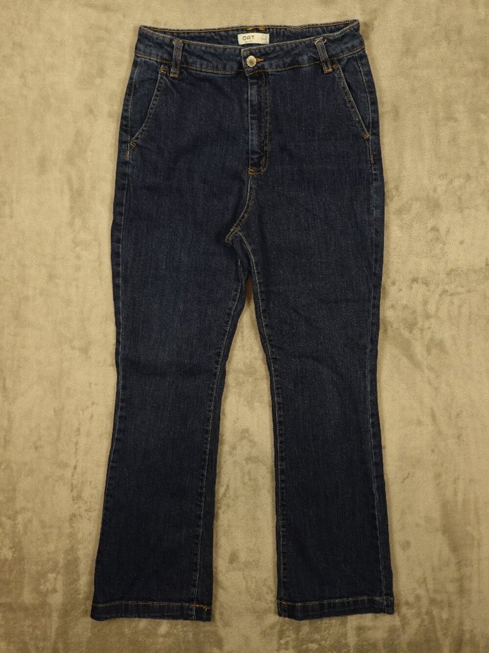 Oat New York High Rise Bootcut Jeans Women’s 10/30 Dark Wash Denim